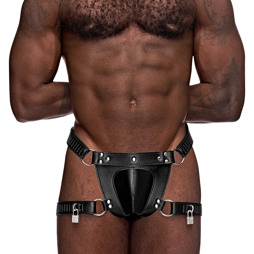 

Gay Rave Harness Male Fashion Punk Goth Handmade Leather Suspender Belts Bondage Belt Sex Toys For Men Lingerie Underwear