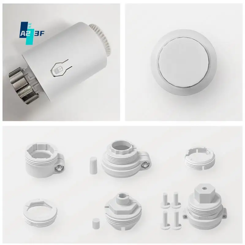 

A23F-Tuya Zigbee термостат, привод радиатора, умный термостатический клапан TRV, регулятор температуры для Alexa Google Home