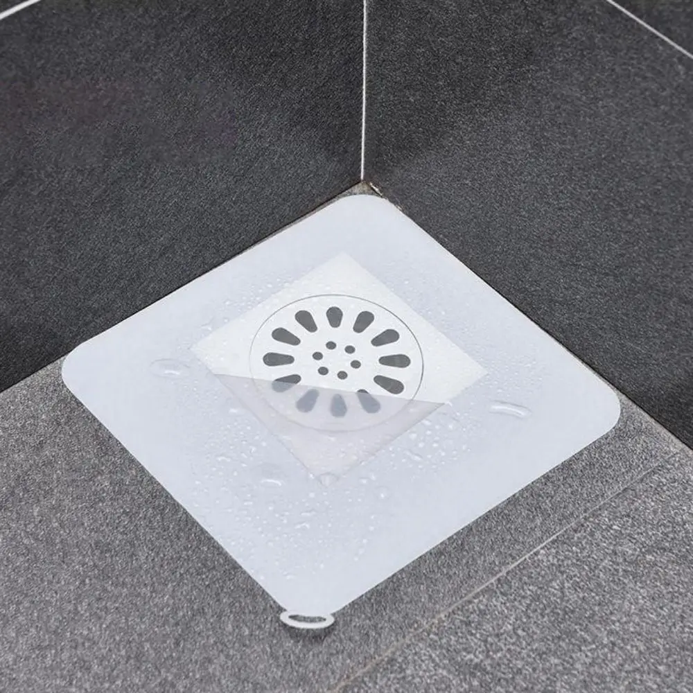 

Durable Insect-proof Thick Silicone Floor Drain Block Odors Transparent Deodorant Cover Invisible Design Seal Floor Cover Sink