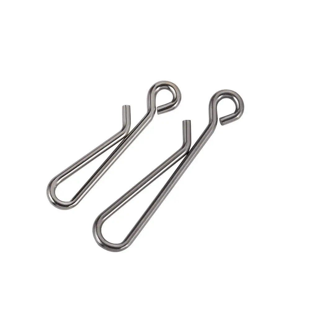 

Stainless Metal Line Wire Barrel Swivels Fishing Accessories Connecting Tackle Tool Connector Snap Swivel