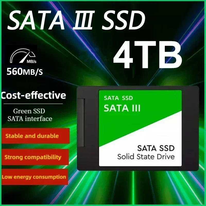 4TB SSD Sata Solid State Hard Drives Disk 560MB/S High Speed Hard Disk Sata3 2.5 Inch 2TB Internal Solid State Drives For Laptop