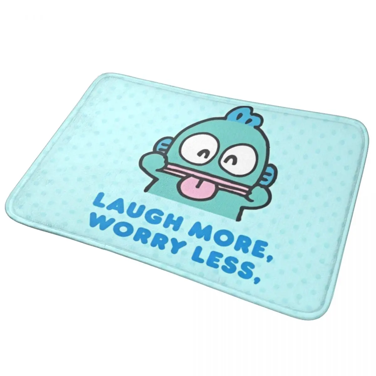 

Коврик для ванной комнаты Hangyodon Sanrio, нескользящий коврик для двери, быстросохнущие напольные коврики для трубки 60x40