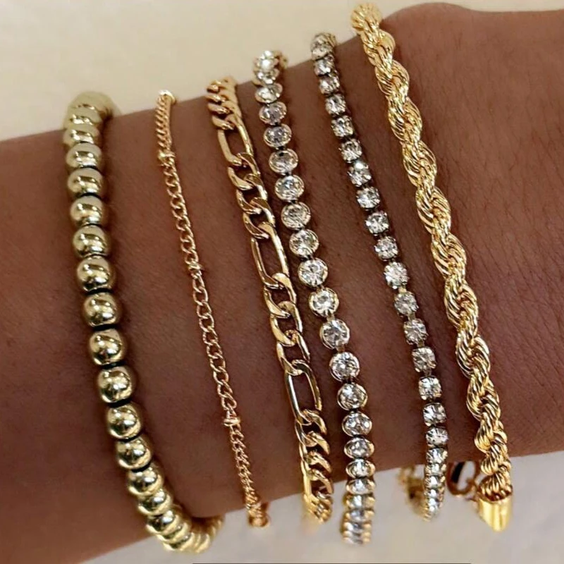 6Pcs Vintage Punk Z…