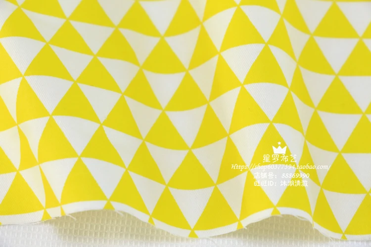 160x50cm Basic candy-color Graphics tessuto di cotone twill fai da te biancheria da letto per bambini panno 180 g/m