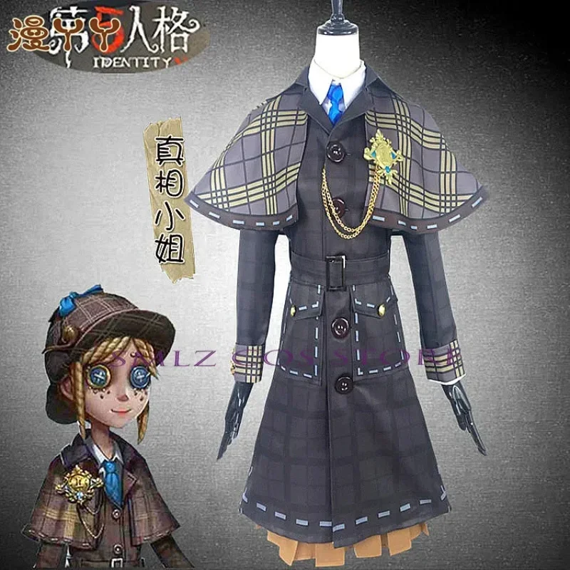 

AIAI 2025Gardener Miss Truth Emma Woods Anime Identity V Cosplay Costume Clothes Wig Suit Hat Party Role Play Outfit for