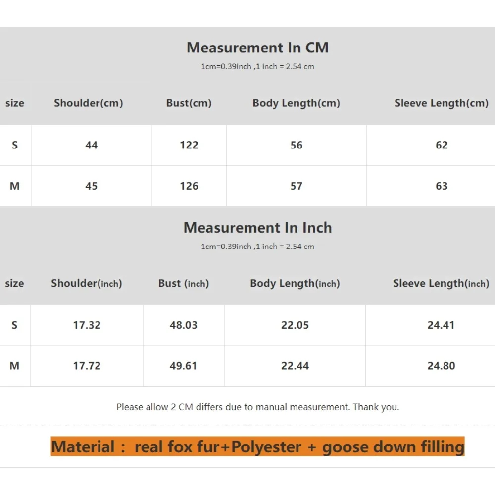 여성용 2025 겨울 신상 천연 여우털 칼라 다운 재킷 럭셔리 화이트 구스 다운 재킷 캐주얼 두꺼운 패딩 코트 여성 파카