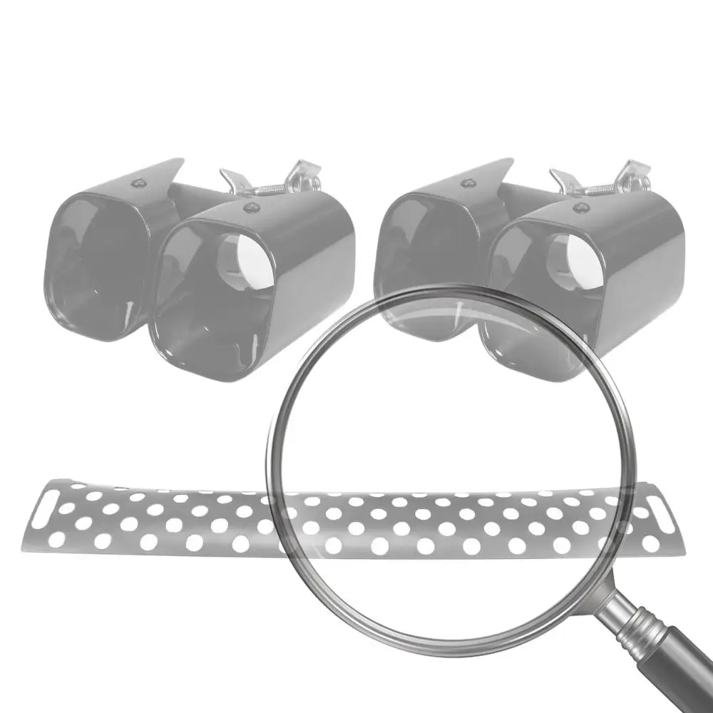 ชุดแต่งปลายท่อไอเสียรถยนต์ สแตนเลส สำหรับรถยนต์ ปลายท่อไอเสียคู่ สำหรับแลนด์โรเวอร์ ดีเฟนเดอร์ 90/110/130 ปี 20-25