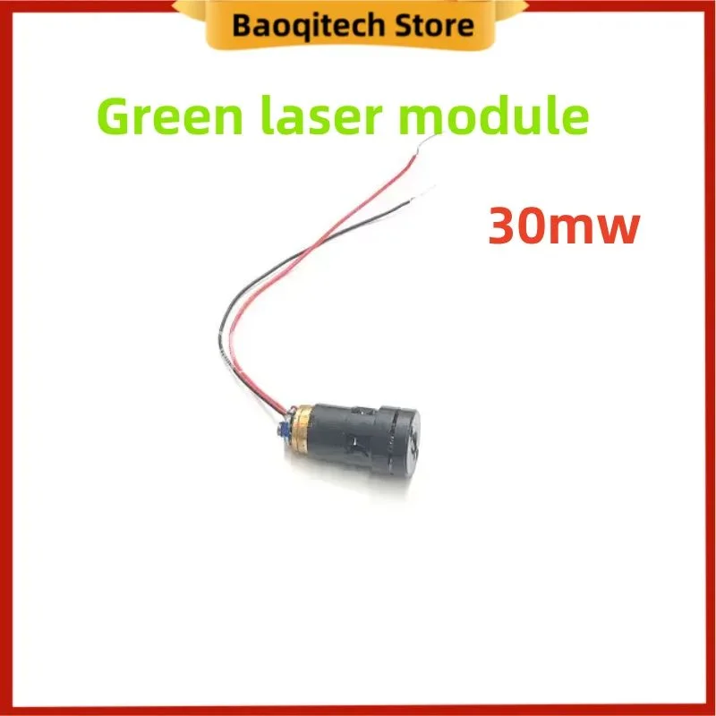 

30mw 532nm high brightness 15mm green laser module 135mA 3v straight line horizontal laser marking instrument green laser head