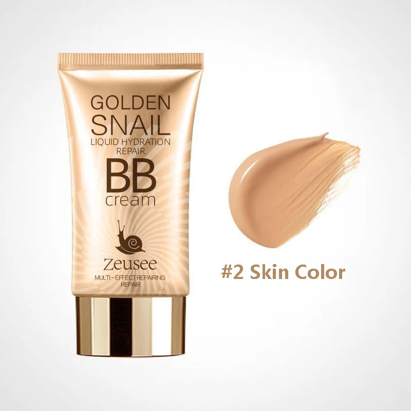 Golden Snail BB Cream Liquid Hydration Repair Skin Care Treatment Facial Concealer Makeup