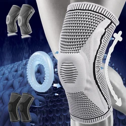 Silicone Knee Pads Sport Knee Pads for Arthrosis Pain Pad Medical Brace Men Protector Women Joints Sports Safety Fitness Body
