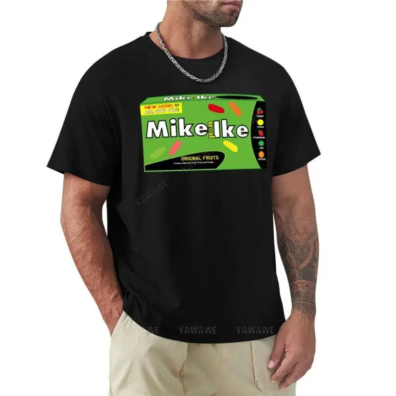 Camiseta de verano para hombre, Camiseta clásica de Mike e KE, blusa, ropa de verano, camisetas negras para hombre, nueva Camiseta de algodón