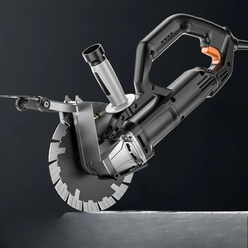 

New brushless slotting machine for concrete walls, water and electricity installation lines, pipeline boxes, cutting machines