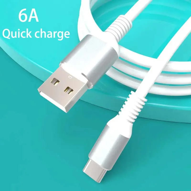 Kiki Shoot 6a Super Fast Charging Data Cable 4.0 Charging Cable For Huawei Xiaomi Type-c USB 1m Fast Charger Cables Data Cord