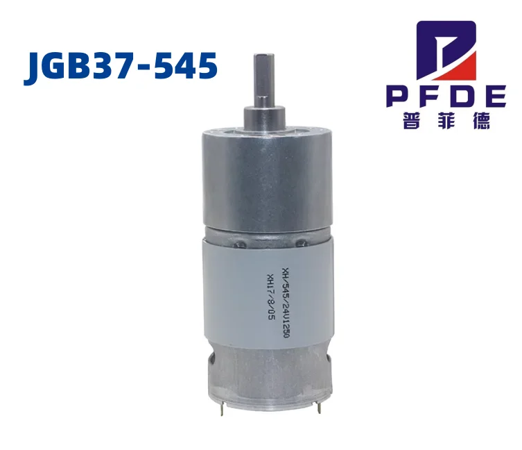 JGB37-545 DC 12V 24V High Torque Gear Motor All Metal Gear Box Electric Motor 8/12/23/37/47/70/110/200/330/625/1000RPM