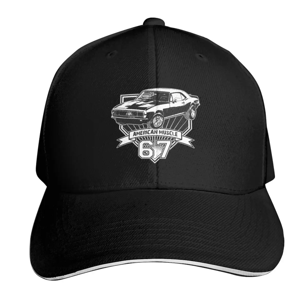 1967 American Muscle Car Baseball Cap Outdoor Golf Running Hiking Summer Beach Travel Streetwear Hip Hop Trendy