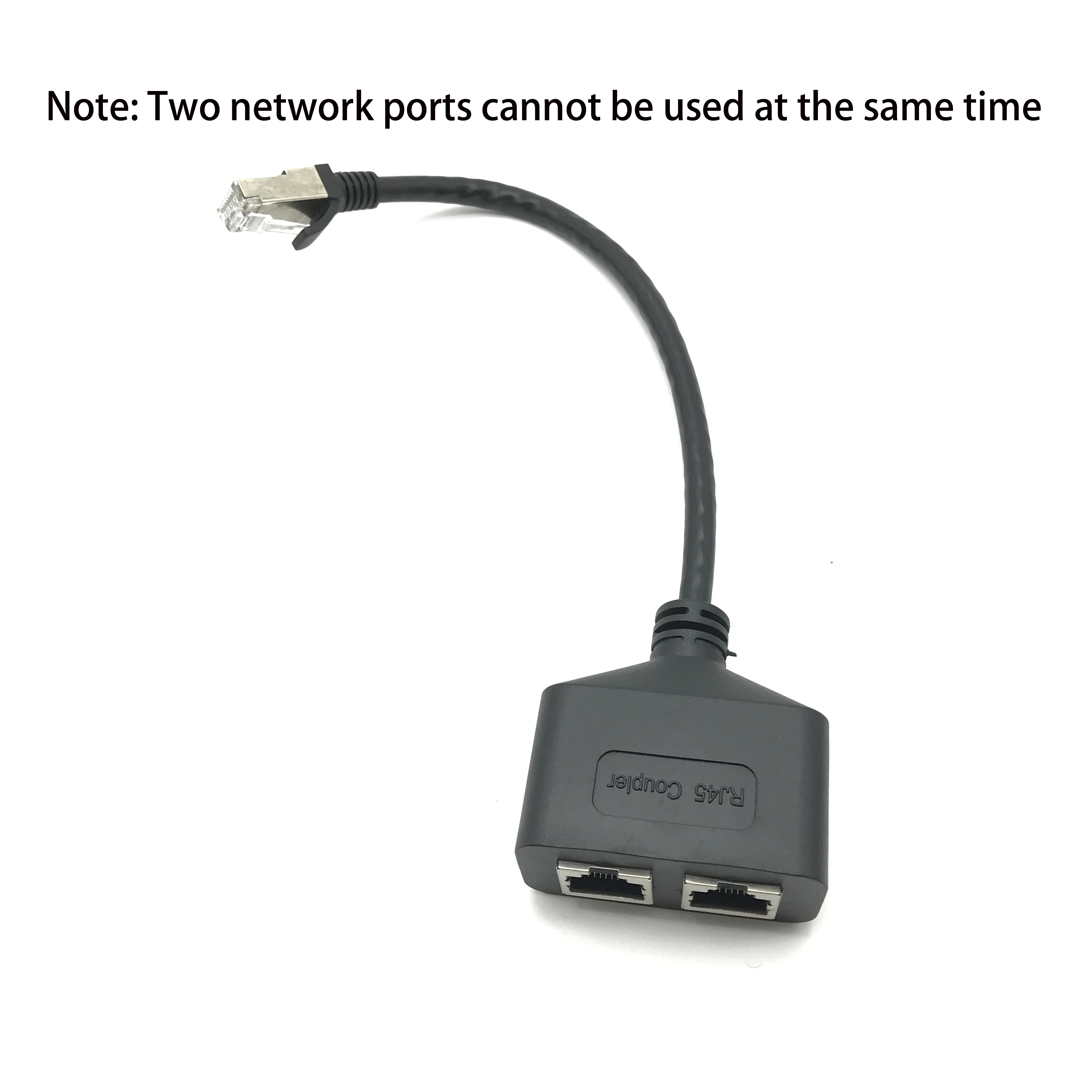 Eight Core Network Cable Splitter One Point Two Adapter Network Extender CAT6/CAT5 RJ45 Simultaneous Internet IPTV Broadband