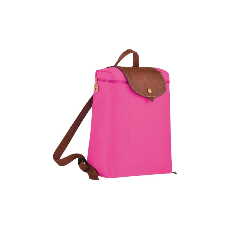 LONGCHAMP Le Pliage Cow Leather Canvas Backpack Mini Women's Pink 1699089P73 view 2
