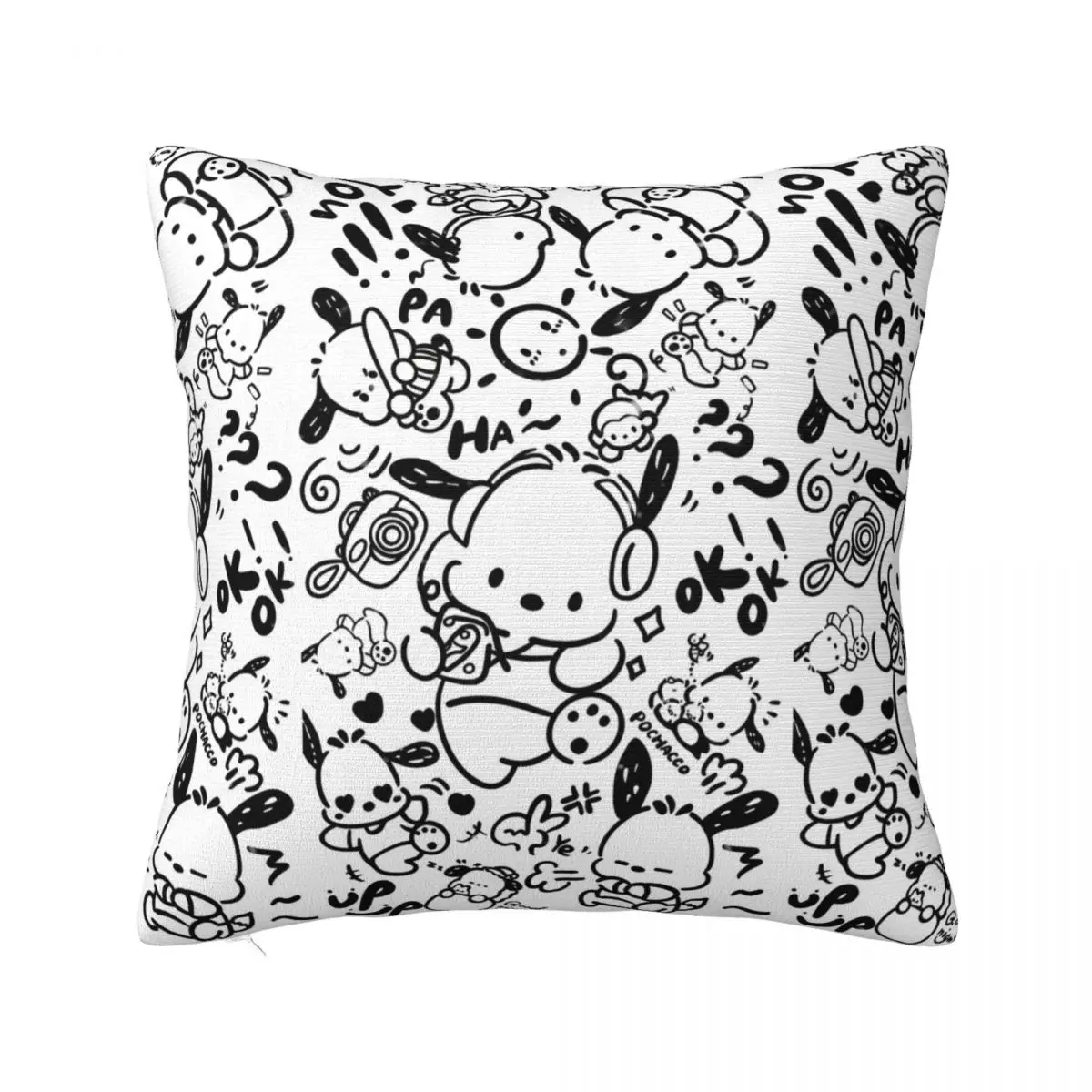 Decorative Pillow Covers Pochacco Sanrio Stuff Home Pillow Case Cover Square Multi Size Drop Shipping