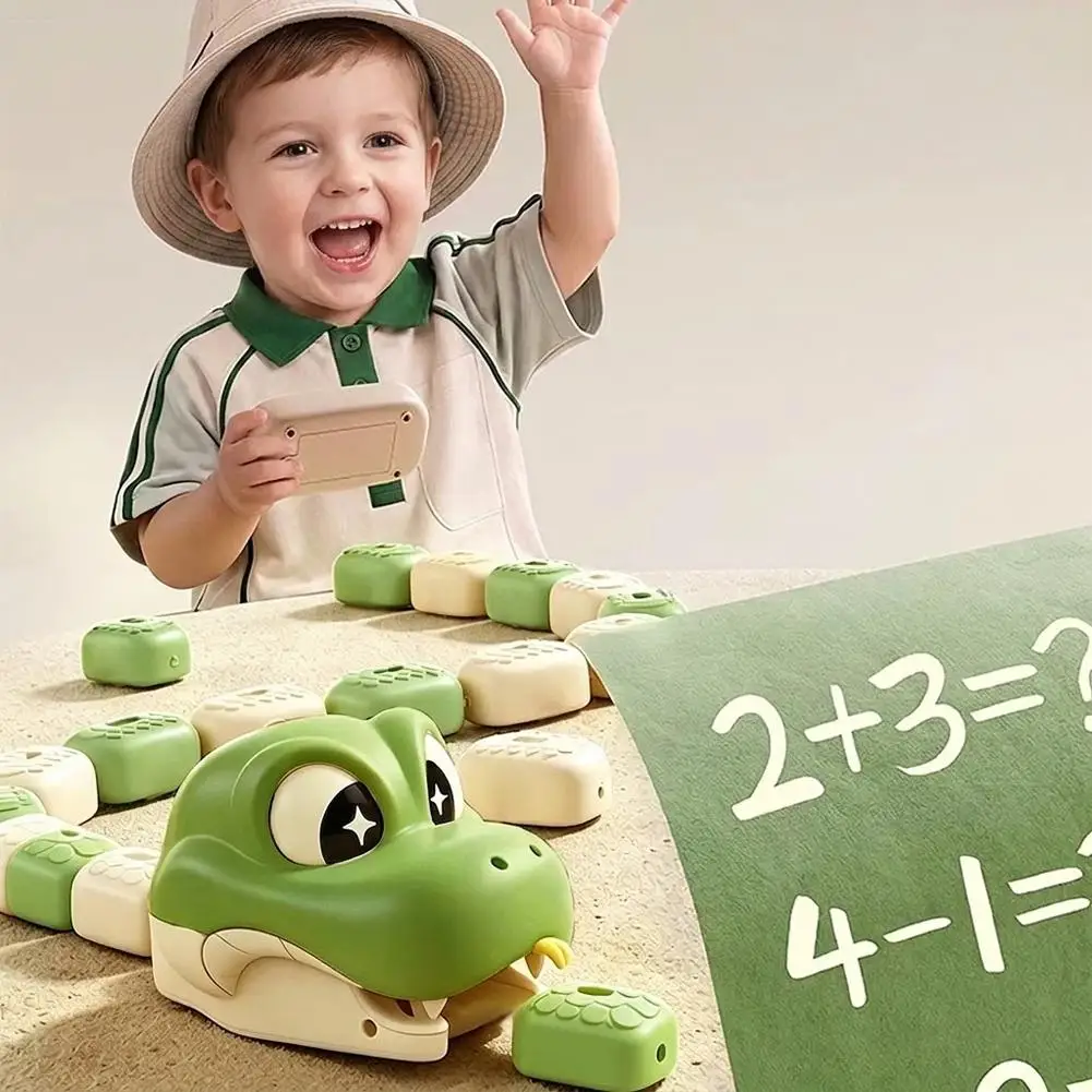 Magnetic Eating Snake Remote Control Car Toy for Boys Dual Player Battle Greedy Bean Children's Birthday Gift Interactive Toys