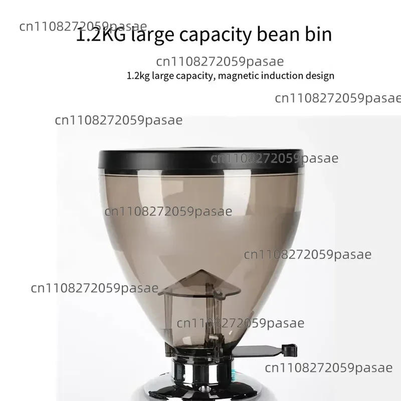 Touchscreen Coffee Grinder, 74-millimeter Commercial Electric Coffee Grinder Made of Die-Cast Aluminum
