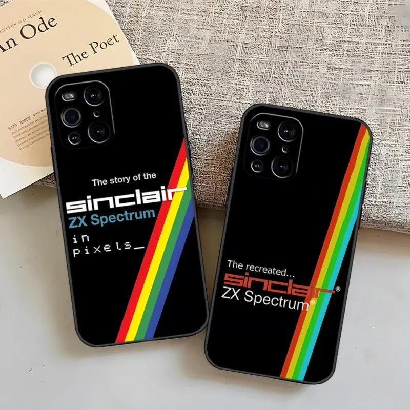 Classic Sinclair Zx Spectrum Phone Case For OPPO Find X3 Neo X5 A55 A57 Reno 8 6 Pro 7 A16 A74 K9 K9S A92 A93 A54 A94 Back Cover