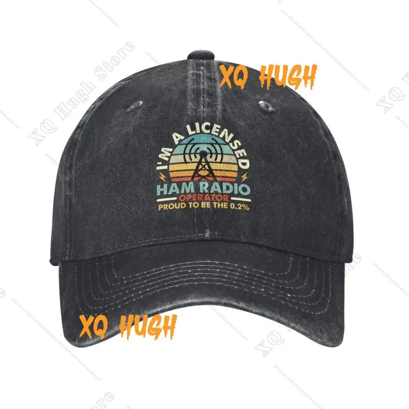 Custom Licensed Ham Retro Radio Operator Baseball Cap Women Men Adjustable Adult Cotton Dad Hat Spring Snapback Caps