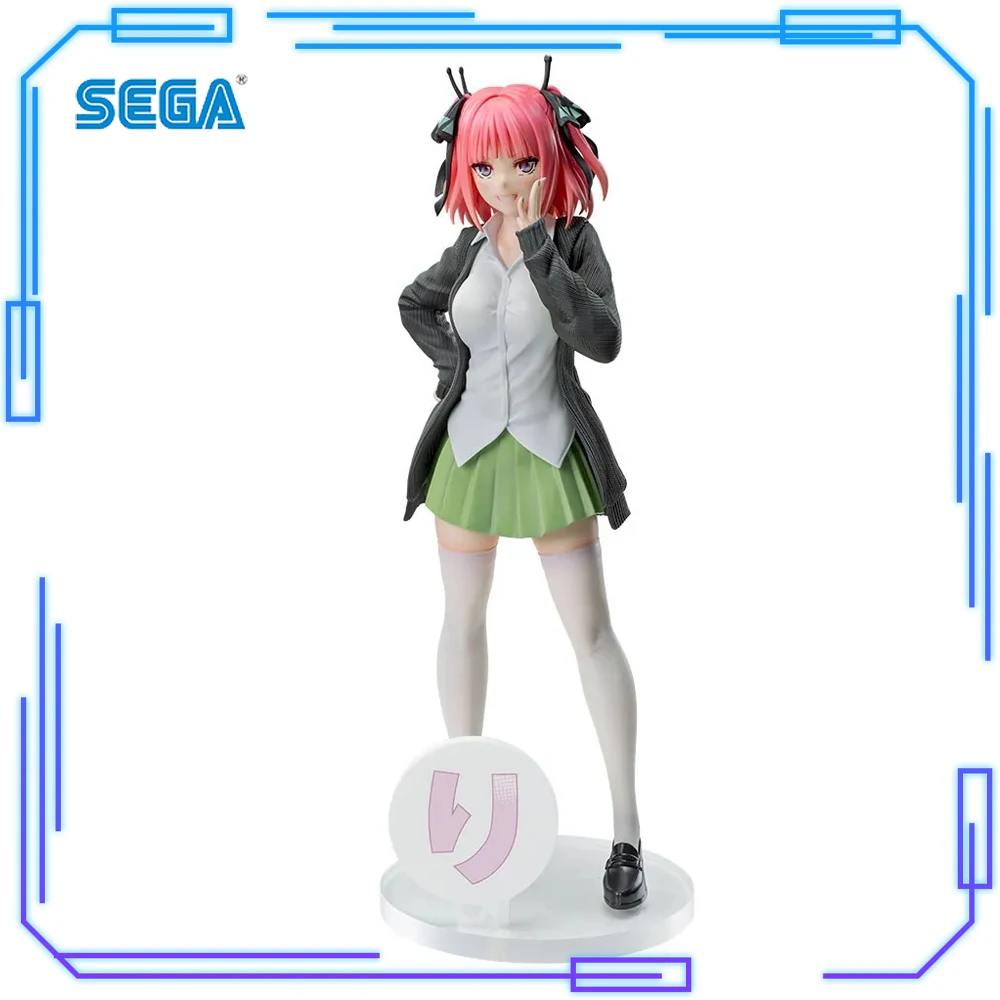 

В наличии SEGA, оригинальная квинтэссенция квинтуплетов Luminasta Nakano Nino, 20 см, коллекционная модель игрушки, аниме-фигурка, подарок