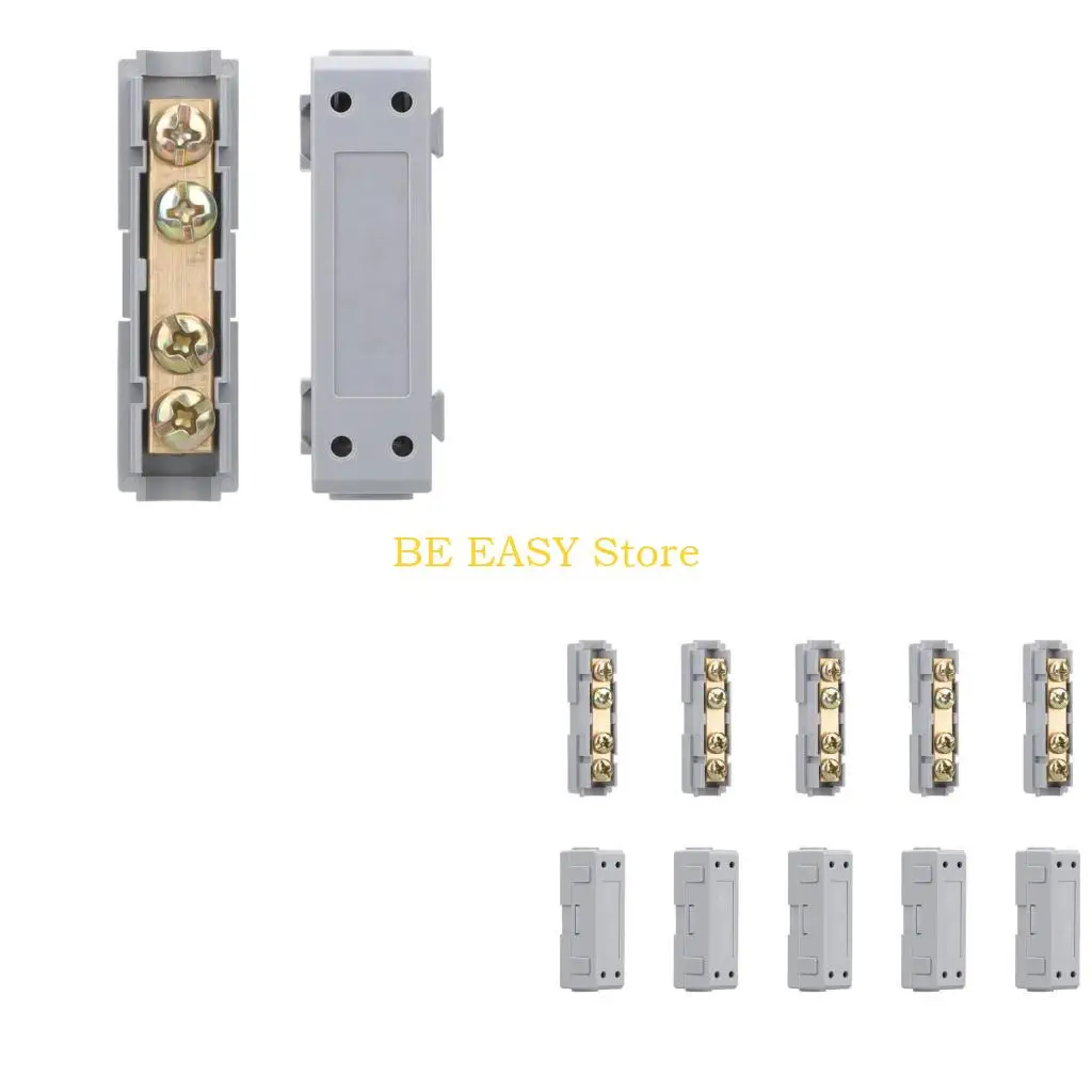 E28F 10pcs Quick Wiring Terminals set 80A High Conductivity Connectors Electrical Connection Simple Installs for Home Repair