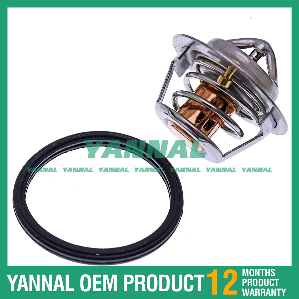 Long Time Aftersale Service 71 °C Thermostat for Yanmar 3TNA72E-YL 3TNA72E-UNS 3TNA72E-UAS 3TNA72E-S Engine