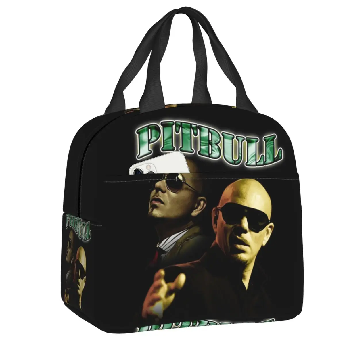 

Теплоизолированные сумки для ланча Pitbull Rap с загрузкой, Женская многофункциональная коробка для еды