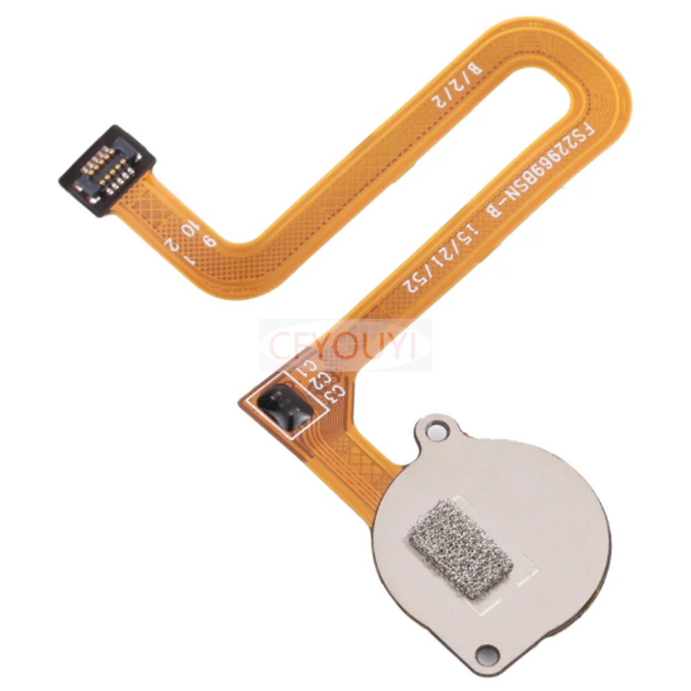 Home Button Fingerprint Sensor Flex Replacement Part For Xiaomi Redmi 10C / Redmi 10 India / Poco C40