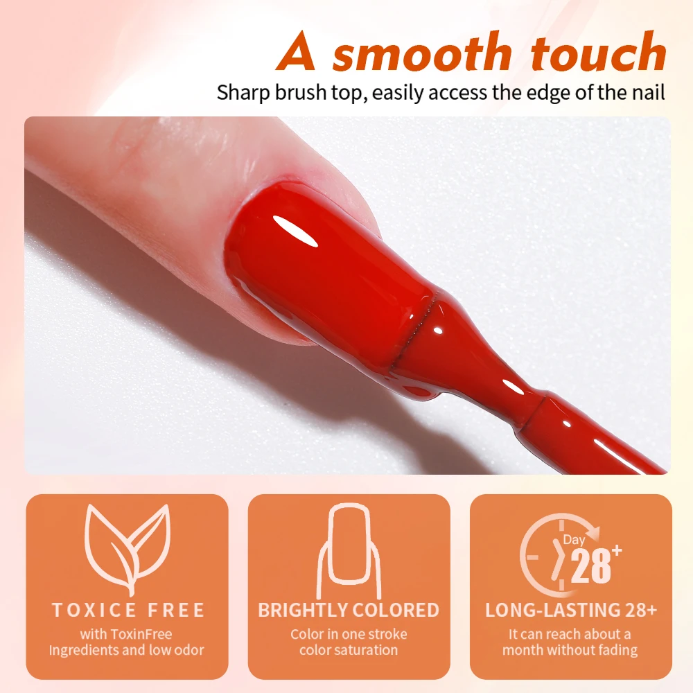 15ml unhas profundas cereja vermelho gel polonês conjunto 120 cores semi permanente diy arte do prego 12 pçs/set primer francês lindo kit de cores