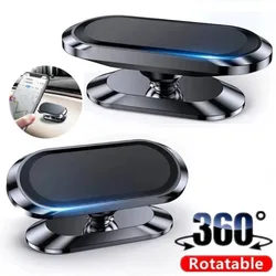 Suporte magnético do telefone do carro, rotação de 360 °, forma de mini tira, suporte para huawei, metal, ímã forte, gps, montagem do carro para iphone, novo