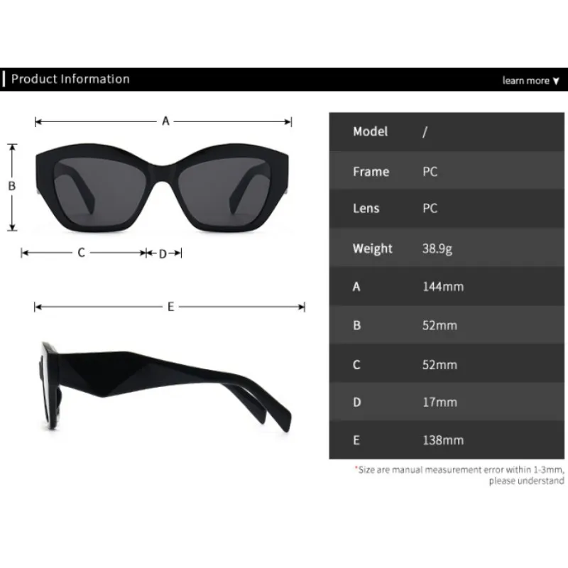 2024 New Fashion Cat Eye Luxury Brand Sunglasses For Women Men Retro Female Outdoor Sun Glasses Trending Shades UV400 Eyeglasses