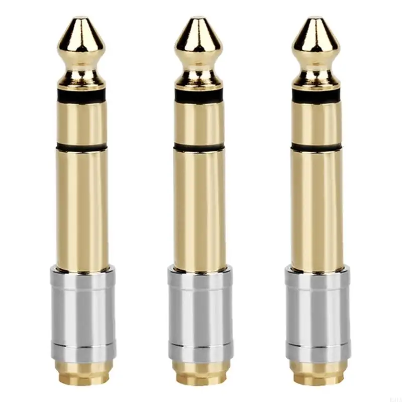 R91Aプロフェッショナル6.35mm 1/4インチから3.5mm 1/8インチヘッドフォンアダプターサウンドアクセサリー