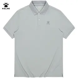 Kelme Polo Men's And Women's Summer New Sports And Casual Top Solid Color Breathable Polo Neck Short Sleeved T-shirt