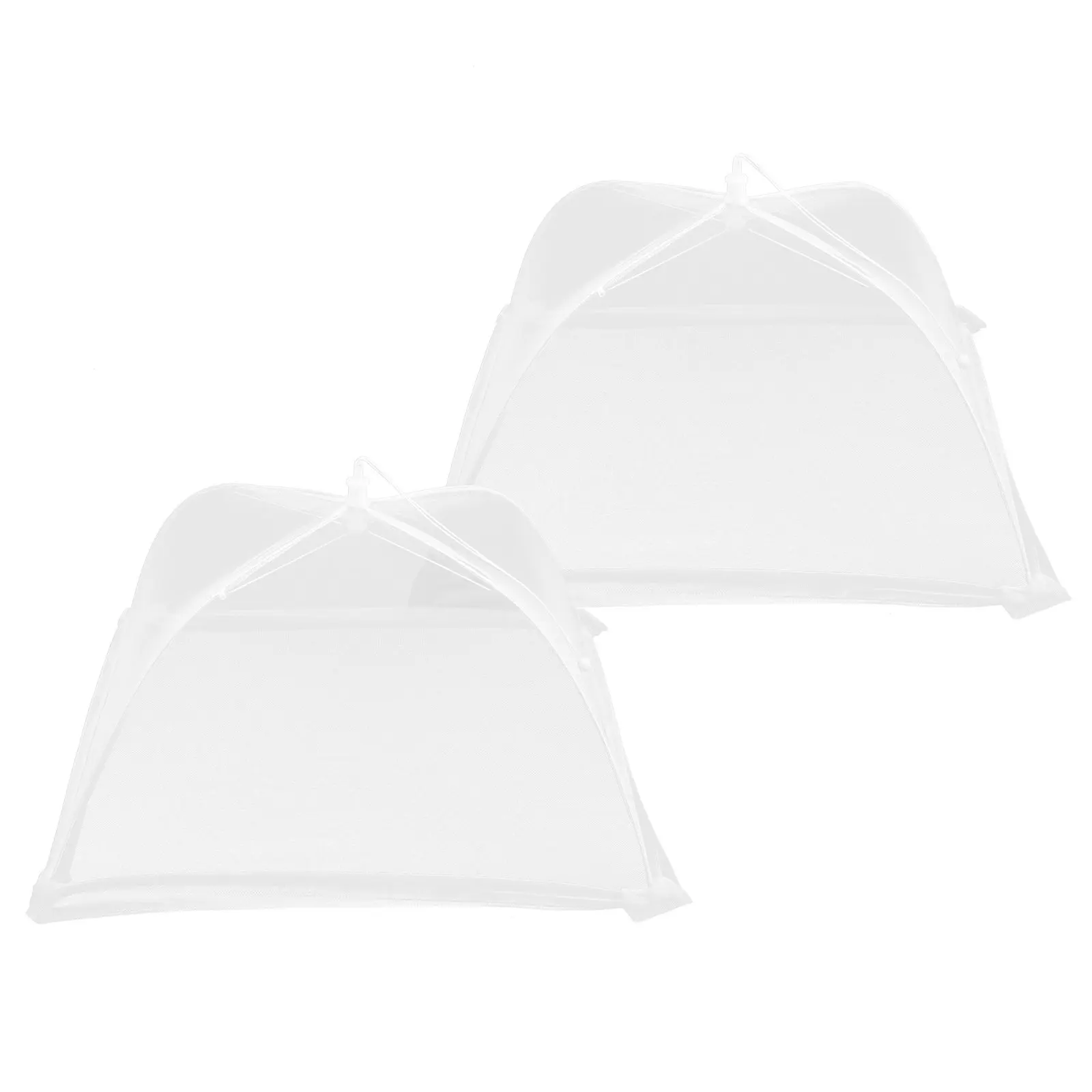 Foldable Food Tent 2pcs – Reusable Mesh Cover for Dust, Mosquito & Insect Protection with Smooth Edges