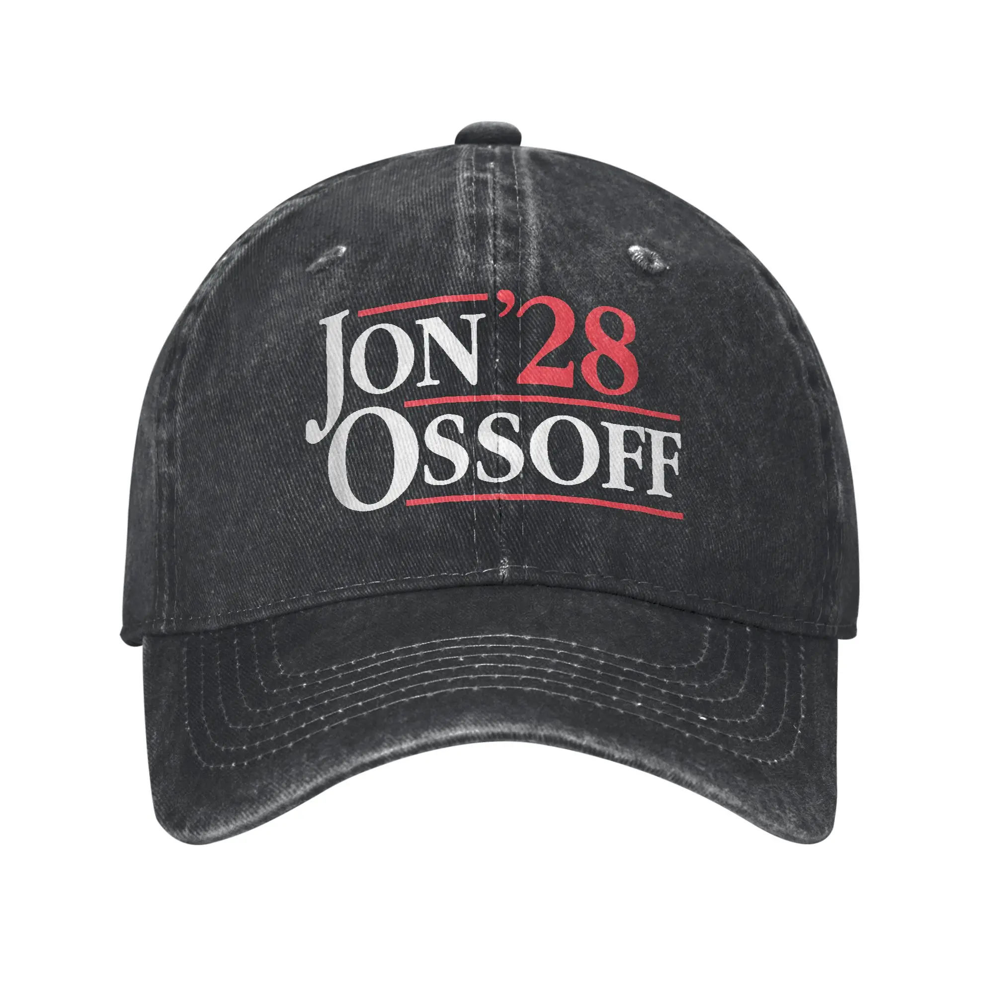 Summer Jon Ossoff for 48th US President Election Campaign 2026 2027 Baseball Cap Sun  Sunscreen Washed Trucker Hat y2k Caps