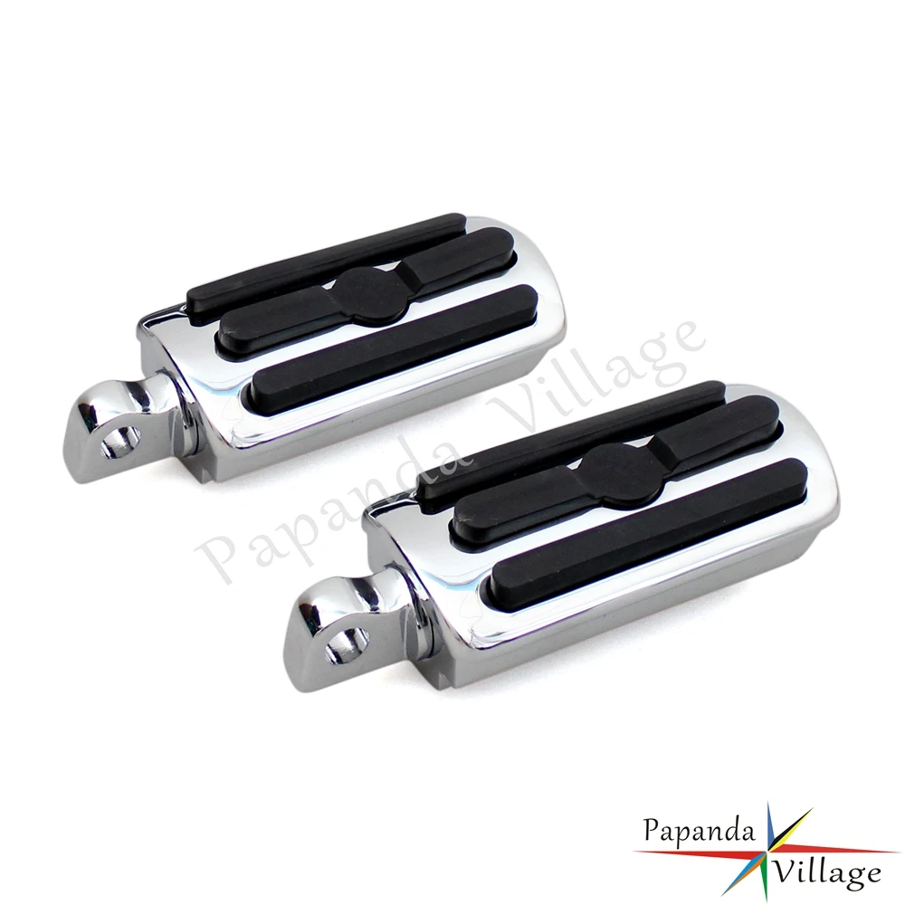2pcs Motorcycle Footrests Foot Peg Pedals Male Footpegs Mount For Harley Dyna Softail Sportster Iron 883 1200 Custom 1984-2018