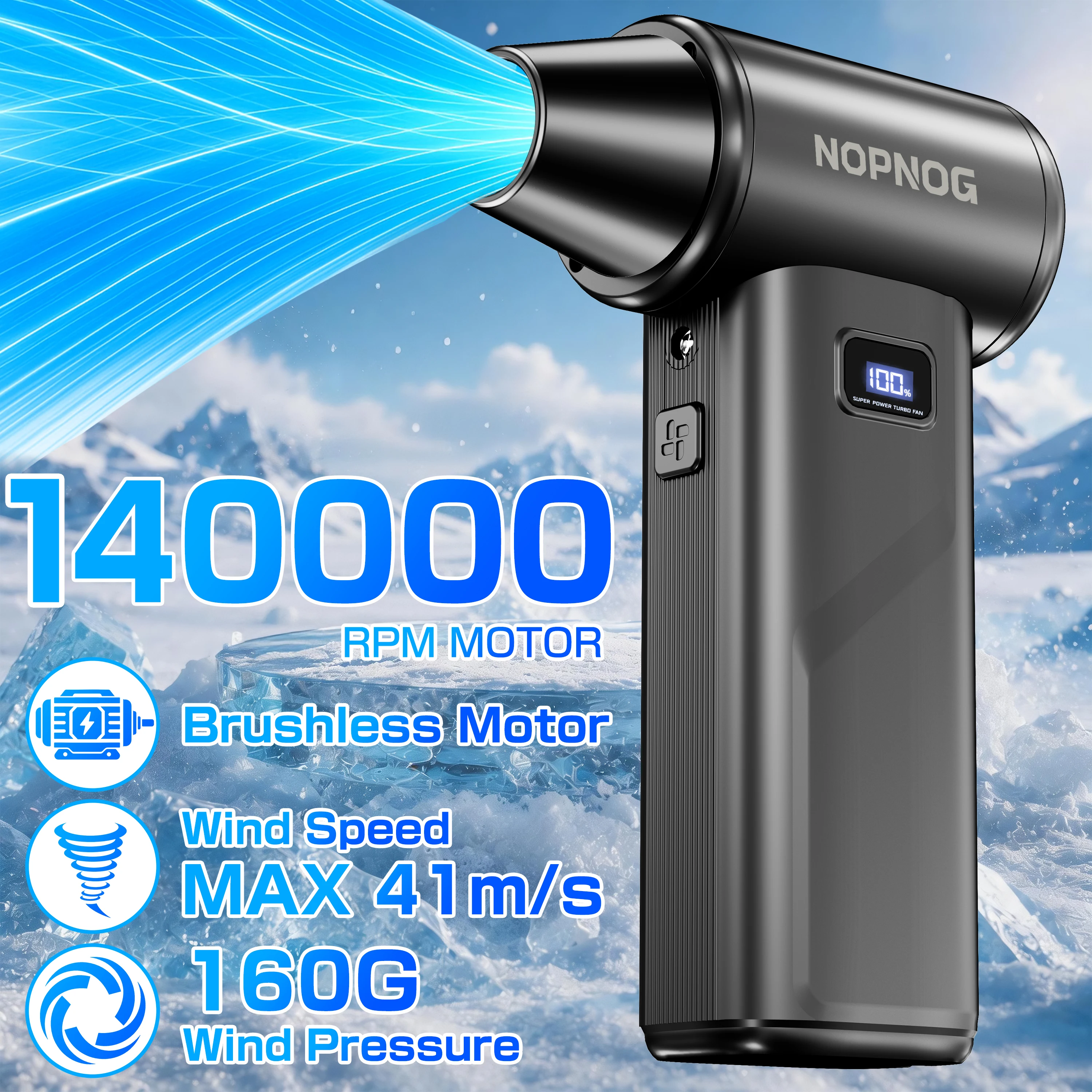 

Car Vacuum Cleaner Blower Cleaning Blowing Tools Violent Jet Fan Auto Dust Collector Portable Turbo Fan Blow And Suction 2 in 1