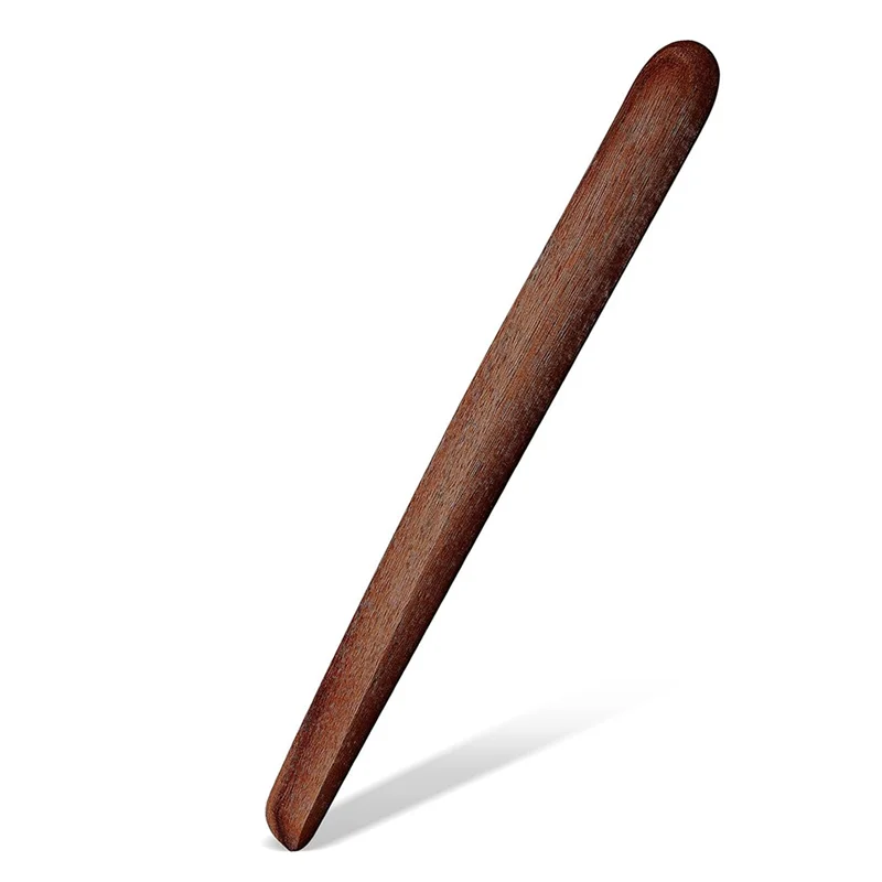 AT02-11 Inch Wooden Sourdough Bread Mixing Stir Stick Spurtle Wooden Sourdough Bread Making Tools Paddle Stirring Stick