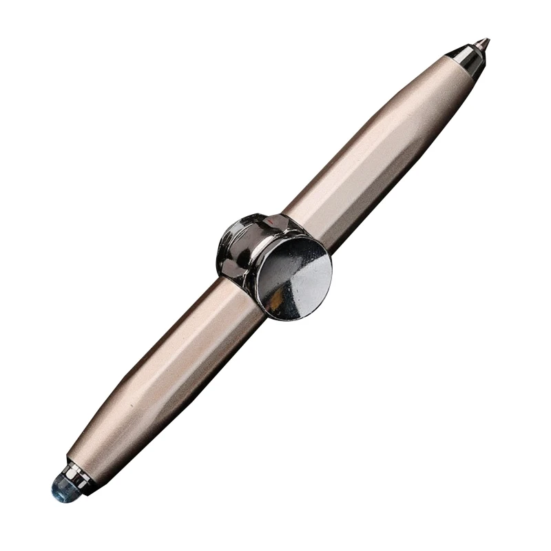 20CB металлическая ручка-Спиннер, шариковая ручка со светодиодом, игрушки для декомпрессии, Детские Подарочные принадлежности для расслабле...