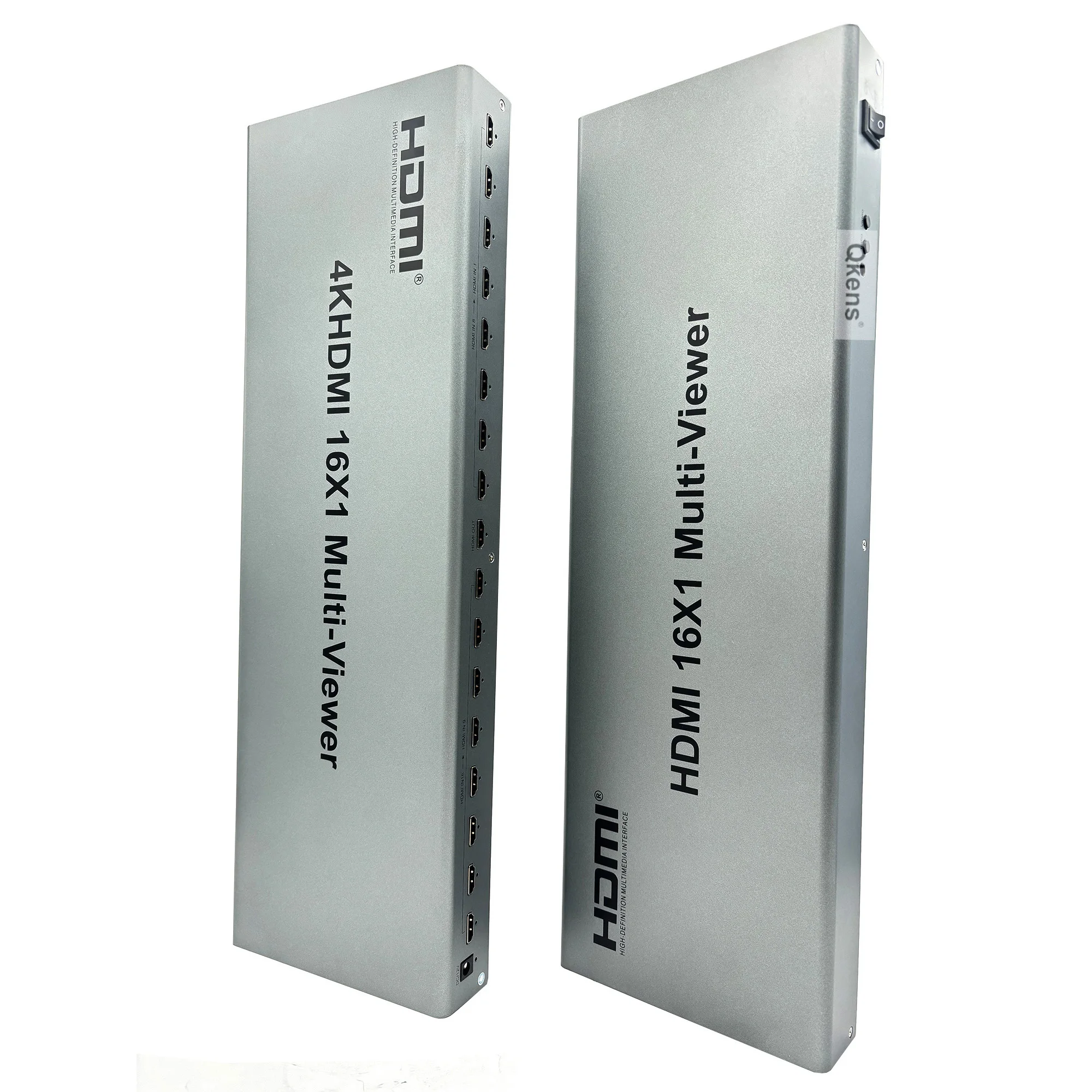 4K HDMI Multi-viewer 1080P Seamless Switch 2x1 4x1 8x1 16x1 Quad Multiviewer Multi Screen Divider Video Multiplexer with RS232