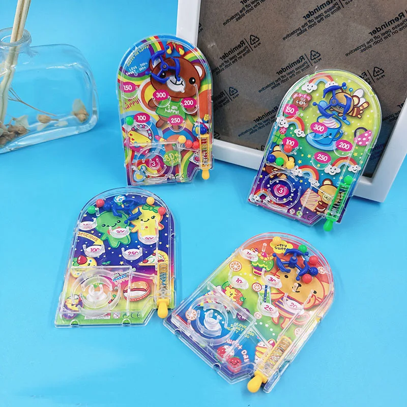 5Pc Cute Animal Shooting Pin Ball Rolling Bead Ball Maze Toy for Kids Birthday Party Favors baby shower Goodie Bag Pinata Filler