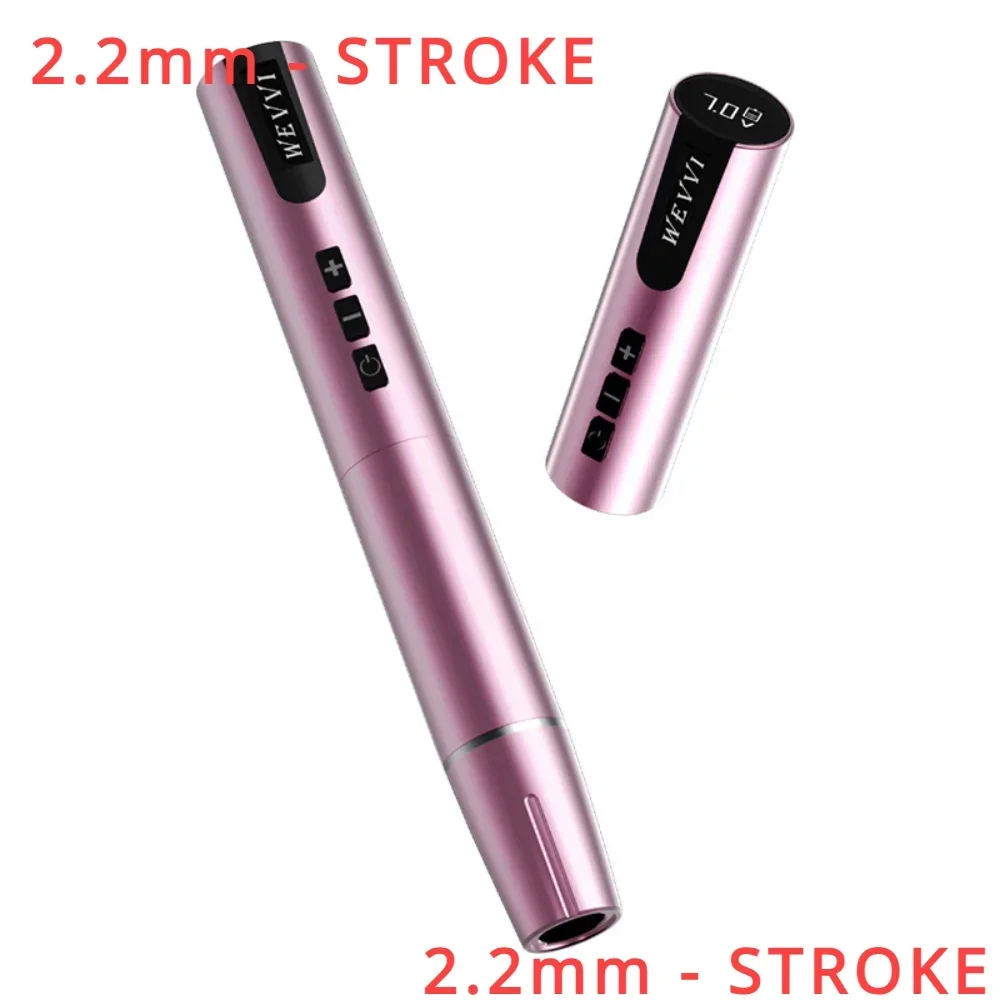 2.2mm stroke New Dual Battery Power Supply Tattoo Machine 800mah Large Capacity Ultra-Long Life Battery Tattoo Motor Pen