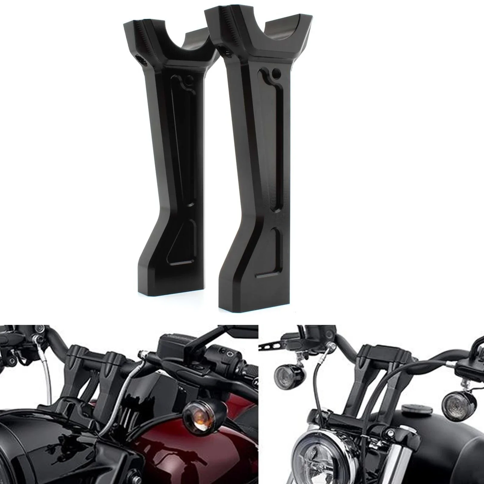 

For Harley PA1250 RA1250S Models 2021-2023 Tall Handlebar Riser Bracket