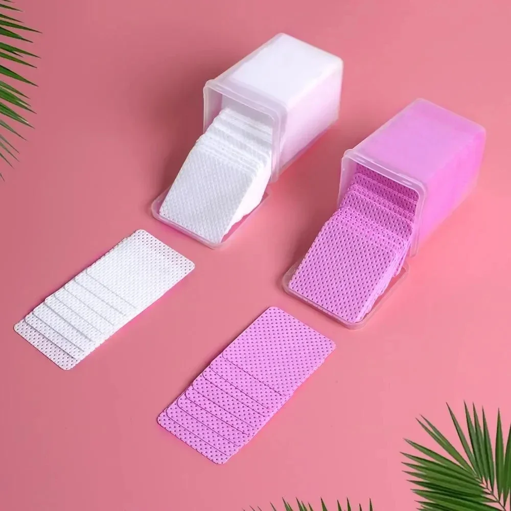 Bezzadziorowe płatki bawełniane Chusteczki do usuwania lakieru do paznokci Narzędzie do czyszczenia Chusteczki do czyszczenia paznokci Końcówki do usuwania żelu UV Chusteczki papierowe
