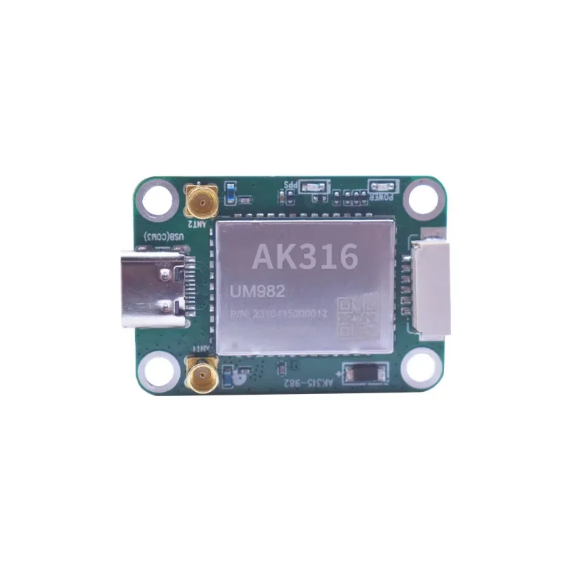 Anti-interference GNSS Autonomous Driving High-precision Positioning Board Dual Antenna for Flight Control UAV UM982 Module