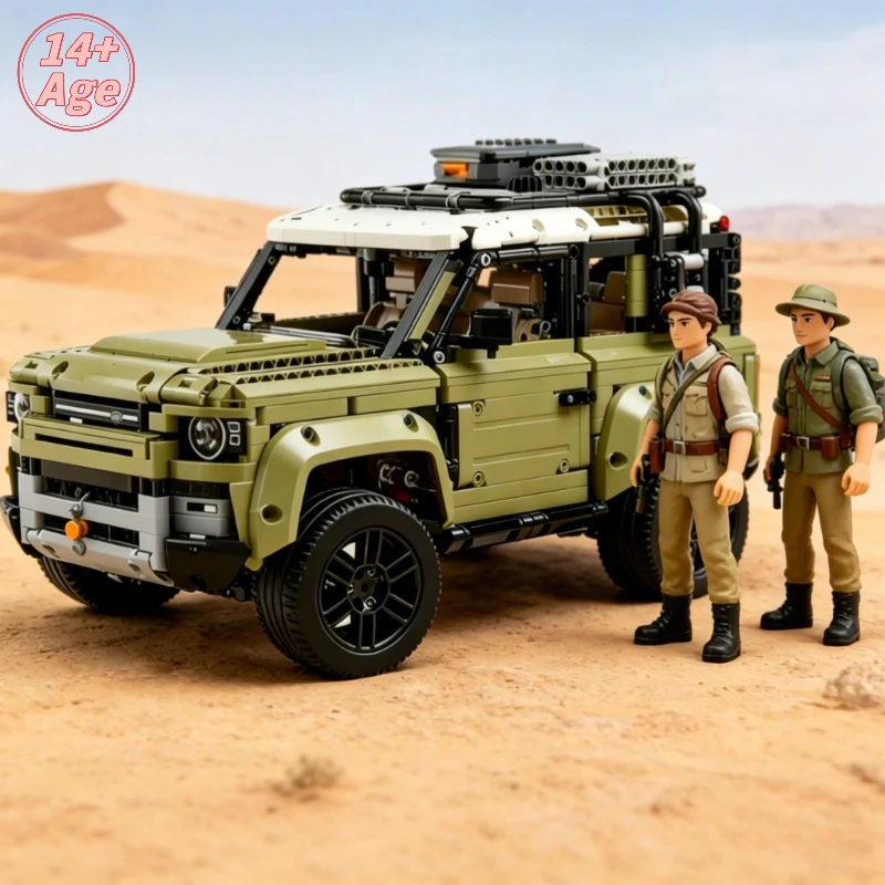 

2573PCS 1:8 Technical Defender Off Road Car Building Blocks Assemble Bricks SUV Vehicle Toys Gift for Children Kids