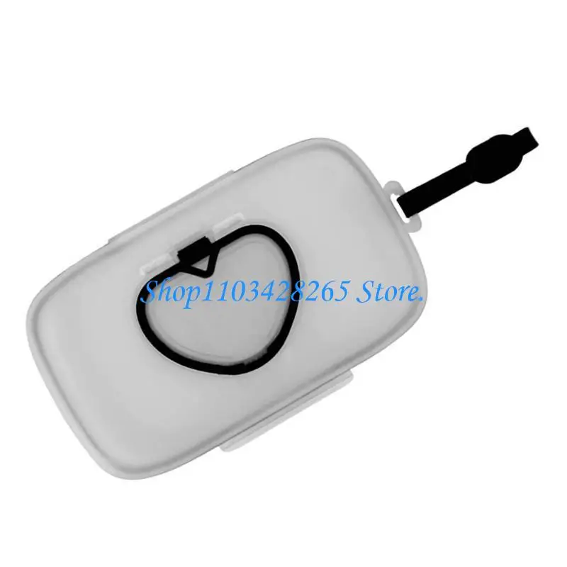 Porta della salviettine per bambini con corda manuale, scatola stoccaggio del contenitore bagnato bagnato per pannolino per e